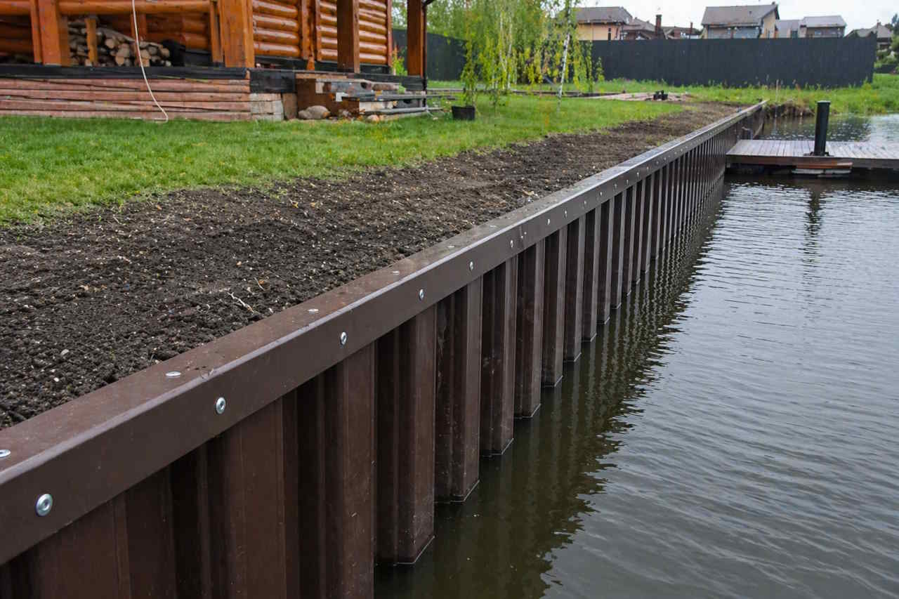 Укрепление берега